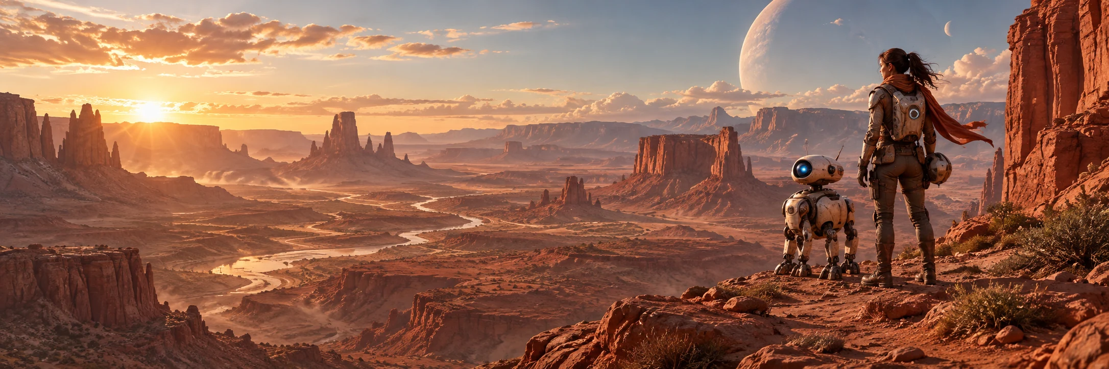 Original panoramic Apex Legends concept illustration