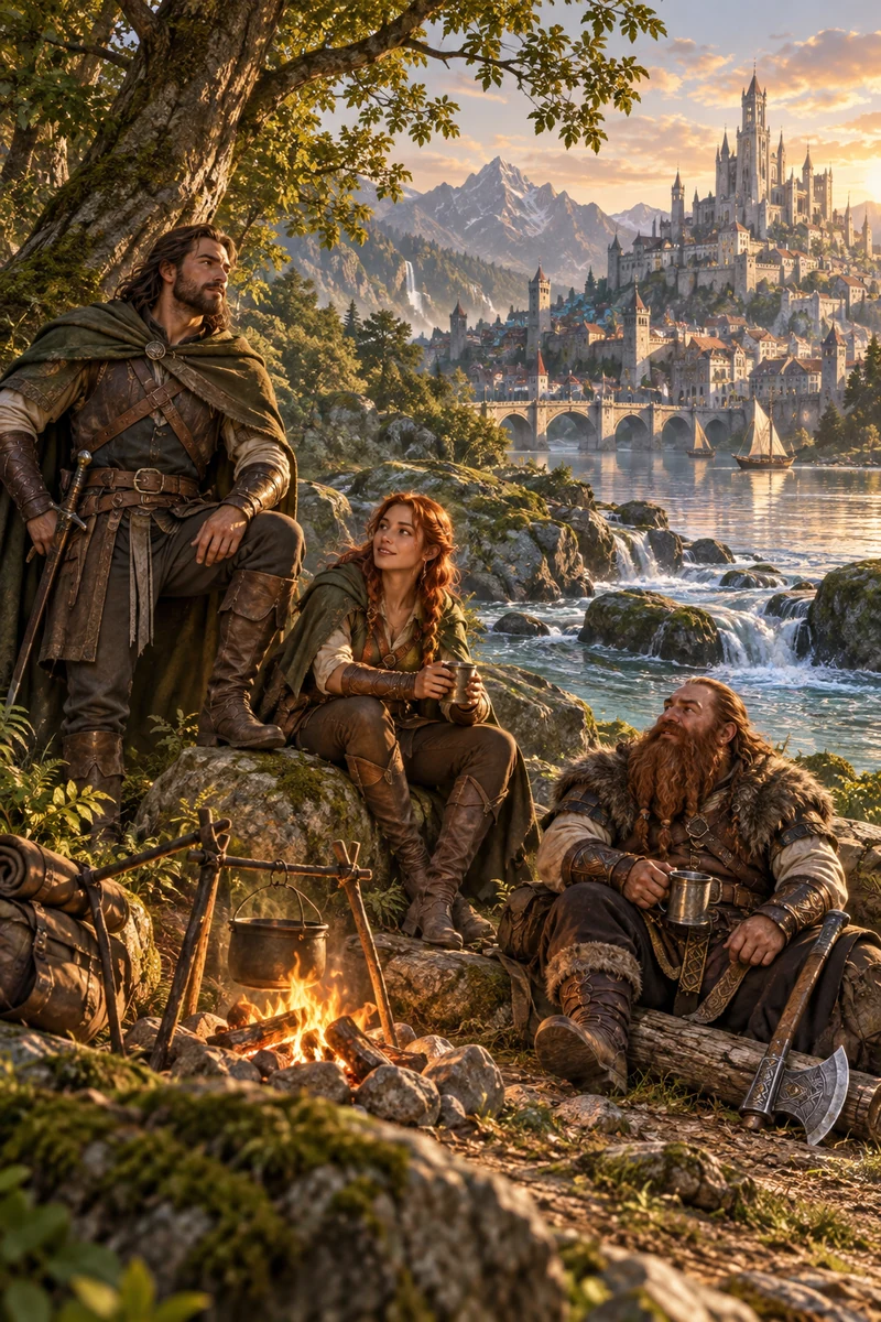 Original concept illustration inspired by Baldur’s Gate 3