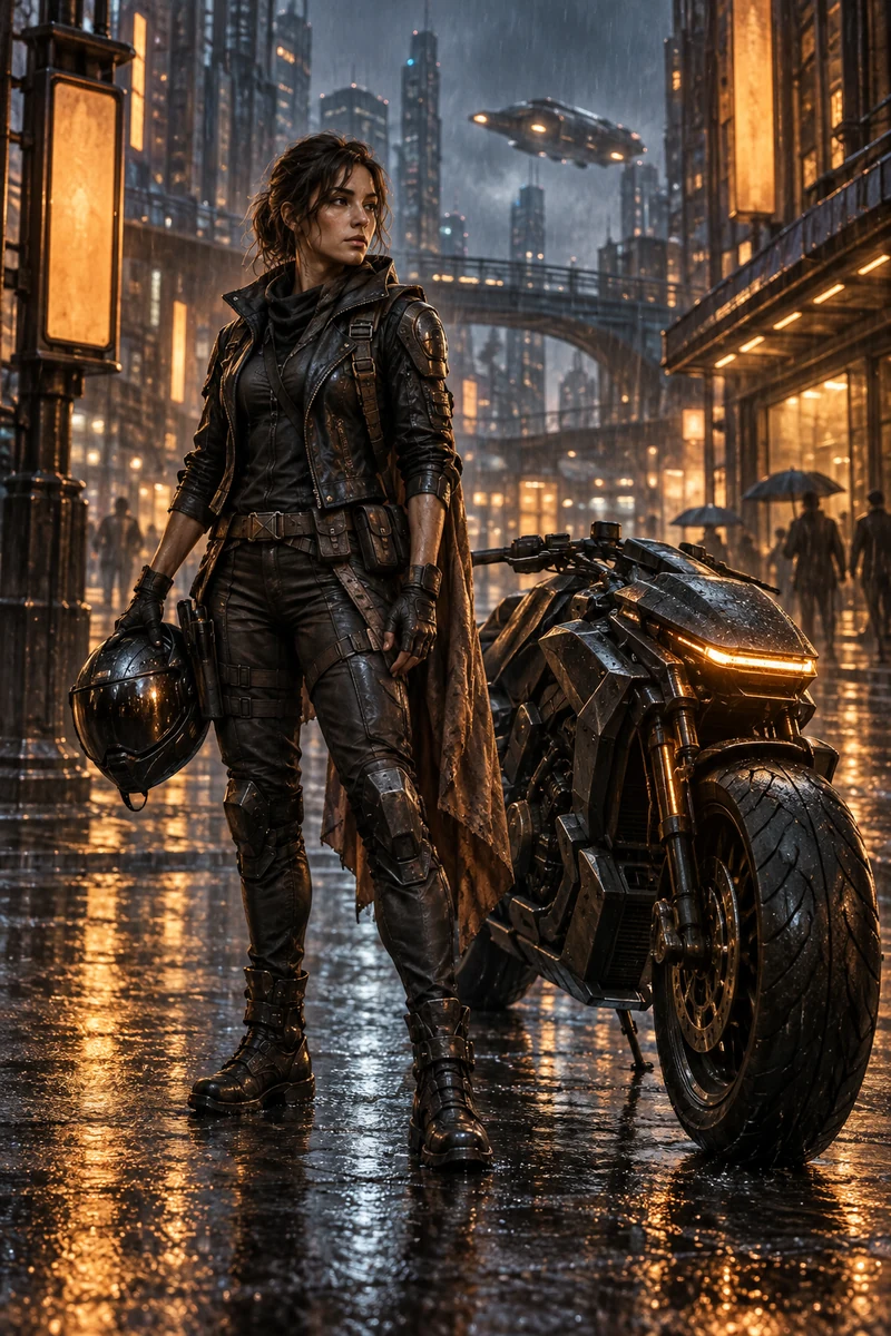 Original concept illustration inspired by Cyberpunk 2077
